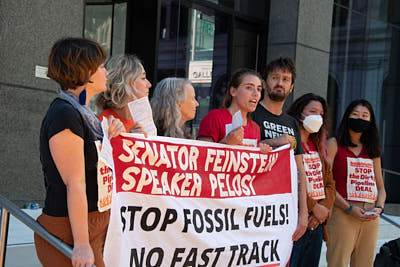 Ally Action: No Dirty Deal @ Sen. Feinstein's Office:September 1st, 2022